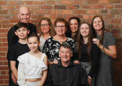 Family Portrait Photoshoot Peekaboo Liverpool multiple generation family portrait