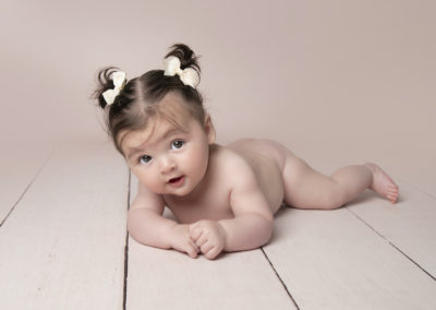 Little sitters baby toddler Photoshoot Peekaboo Liverpool baby girl tummy time