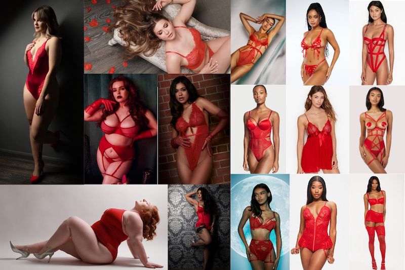 what to wear for your boudoir shoot red outfits